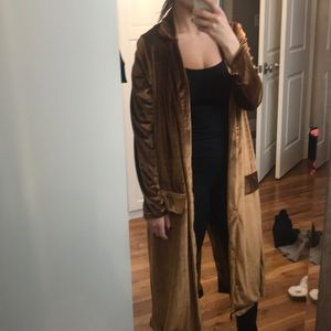 Nasty Gal velvet coat